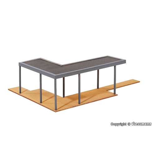Kibri H0 38345 Überdachte Terrasse - Polyplate Bausatz