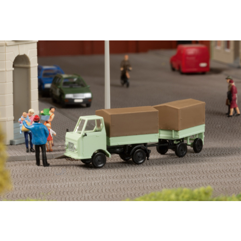 Auhagen TT 43674 Multicar M22 mit Anhänger