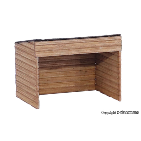 Vollmer H0 43745 Ziegenstall mit Ziegen - Polyplate Bausatz