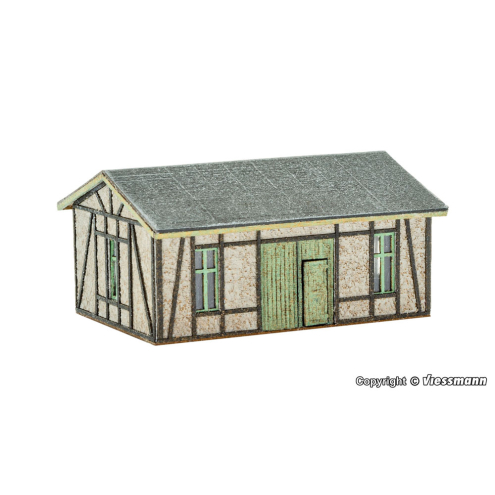 Vollmer Z 49590 Werkstatt mit Putz-/Fachwerkfassade - Polyplate Bausatz