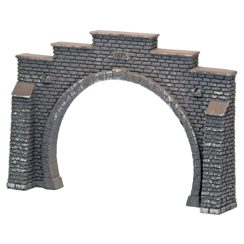 Noch H0 58052 Tunnel-Portal, 2-gl. PROFI-plus, 21 x 14,5 cm