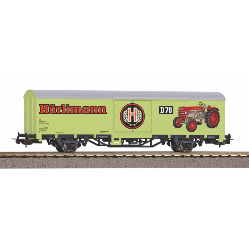 Piko H0 58799 Gedeckter Güterwagen "Hürlimann Traktoren" SBB VI
