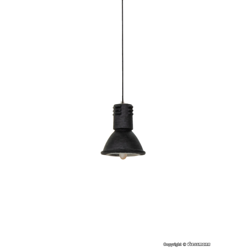 Viessmann H0 6086 Hängende Industrieleuchte, LED warmweiß
