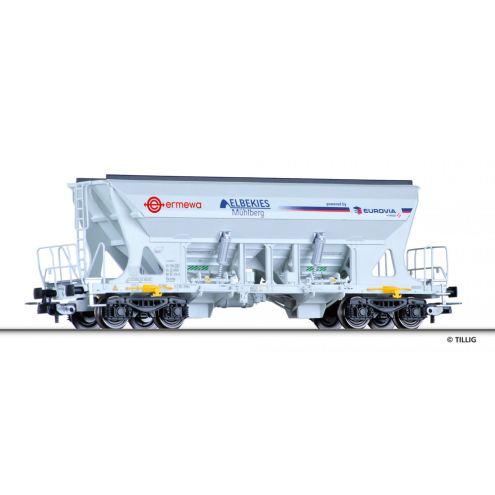Tillig H0 77028 Selbstentladewagen Ermewa / EUROVIA Ep.VI