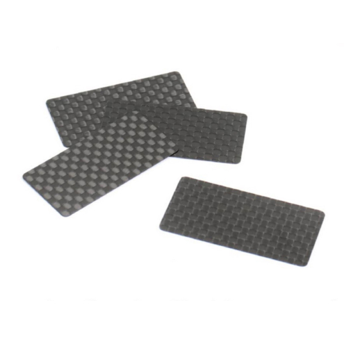 Team Titan 60316 1/10 TC Carbon Side Plates f. Spoiler 20x40mm (4)