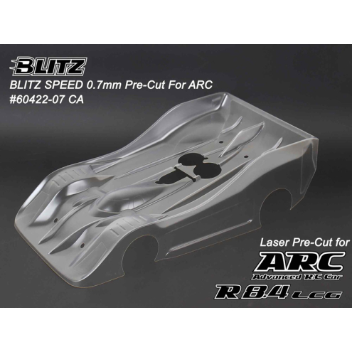 BLITZ SPEED EFRA 31558 1/8 Karosserie 0.7mm ARC Cut Out