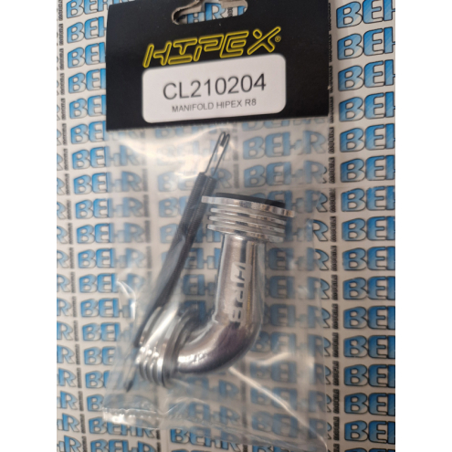 Hipex CL210204 Krümmer R8 3,49ccm On Road 90+90