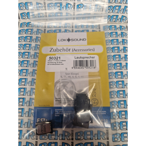 ESU 50321 Lautsprecher 15x11mm 8 Ohm, mit Schallkapsel
