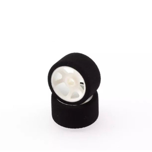 Hot Race HRE006-0081 Pancar Vorderreifen 1/12 T-Foam weiße Felge (2)