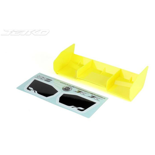 Jetko 7001YL 1:8 Off Road Heckspoiler Nylon - Gelb mit Stickern