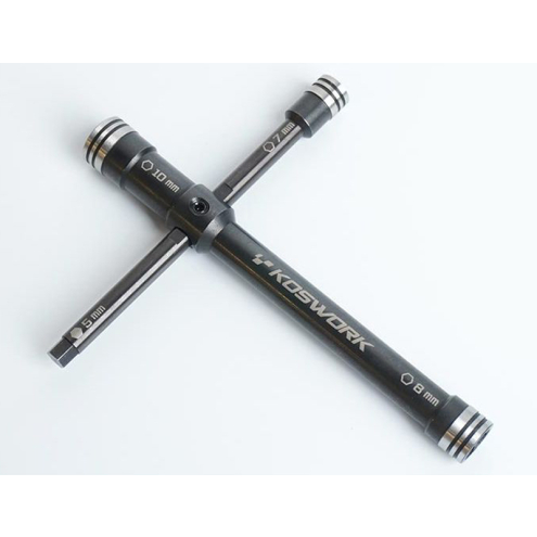 Koswork 13261 Kreuzschluessel (7-8-10mm - Hex 5mm)