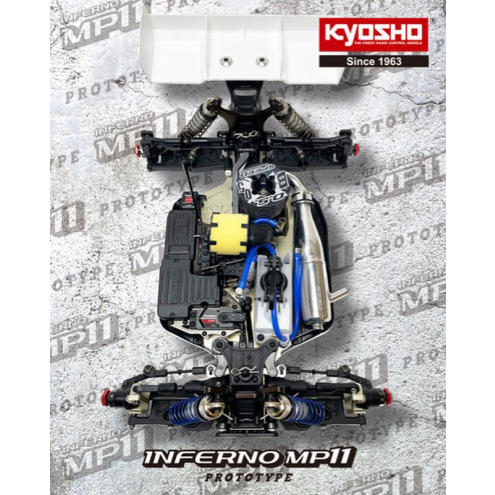 Kyosho 33028B Inferno MP11 1:8 4WD RC Nitro Buggy Kit