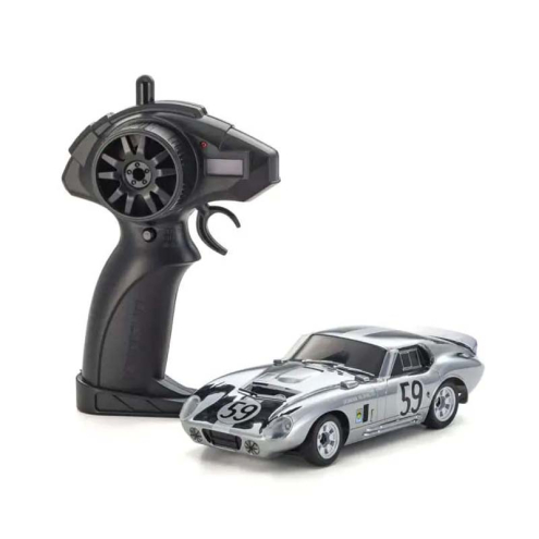 Kyosho 66611C First Mini-Z 1:28 Shelby Cobra Daytona Chrome