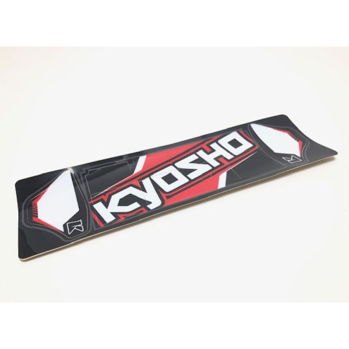 Kyosho IFD100-RW Dekorbogen für Heckspoiler 1:8 Inferno MP10 - Rot