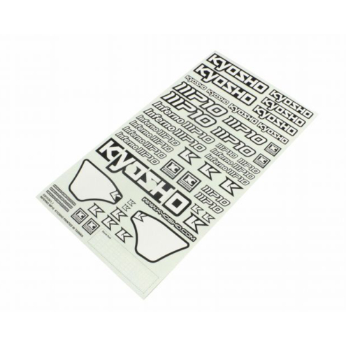 Kyosho IFD411 Dekorbogen Inferno MP10 (Weiss)