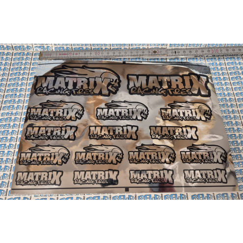 Matrix MX-MTS002 Autkleber Set Sticker Chrom