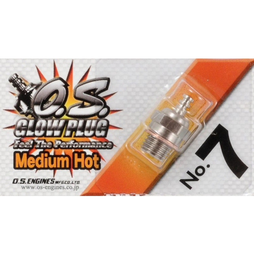 O.S. MAX OS71607100 Glühkerze Medium Hot Nr.7