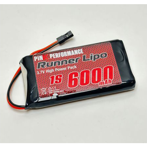 Pink Performance Runner Tx LiPo 1S 3.7V-6000 (85x50x12mm) für Sanwa