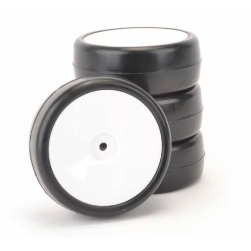 RUSH RU0444 1:10 Tourenwagen 28R CP Indoor Teppich Reifen Komplettrad verklebt (4)