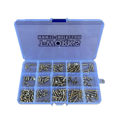 T-Works GSS-MP11 Stahlschrauben Set Gold 181 St. für Kyosho MP11