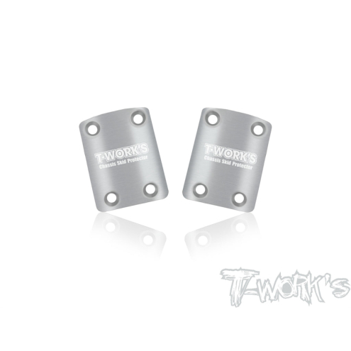 T-Works TO220-MP11 Edelstahl Skid Platte für Kyosho MP11 (2)