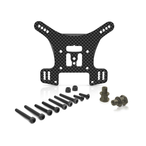 T-Works TO247-MP11-R Carbon Dämpferbrücke hinten für Kyosho MP11