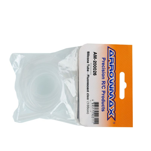 ARROWMAX AM200026 Silikon Spritschlauch fluorescent transparent 1m