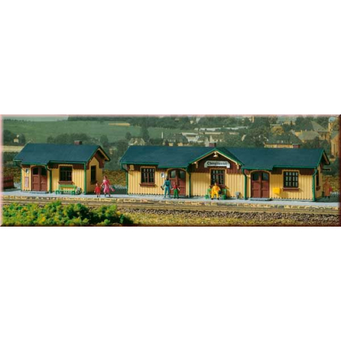 Auhagen H0 11358 Haltepunkt Obergittersee mit Nebengebäude