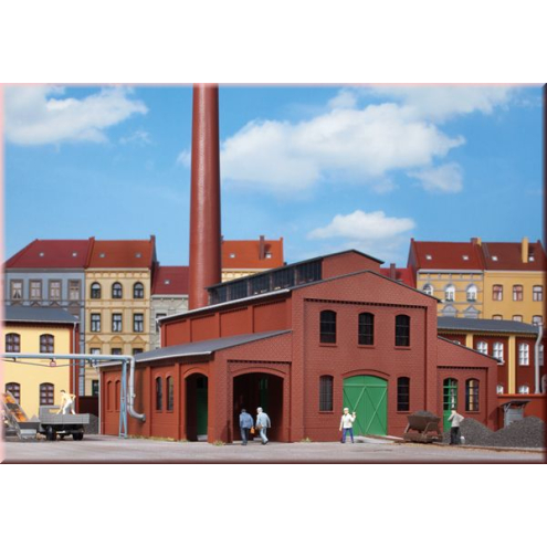 Auhagen H0 11431 Heizhaus mit Schornstein