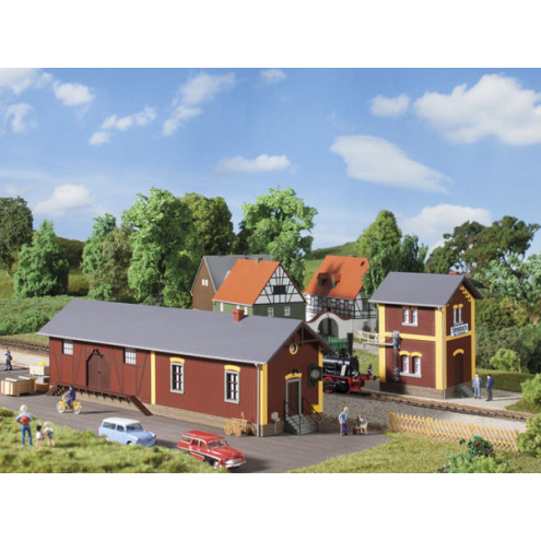 Auhagen H0 11435 Bahnhof Steinbach mit Wasserhaus