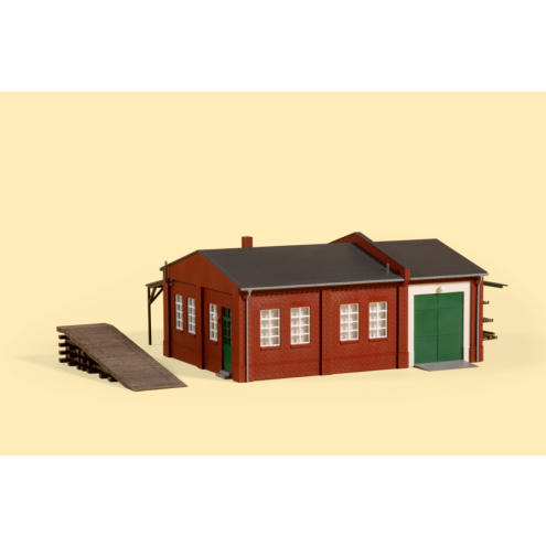 Auhagen H0 11462 Bahnmeisterei mit Rampe