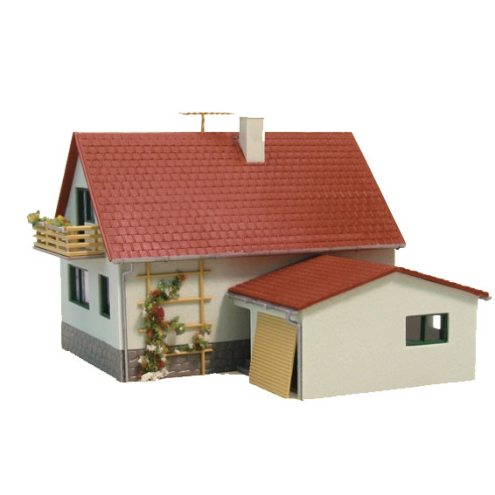 Auhagen H0 / TT 12222 Haus mit Garage