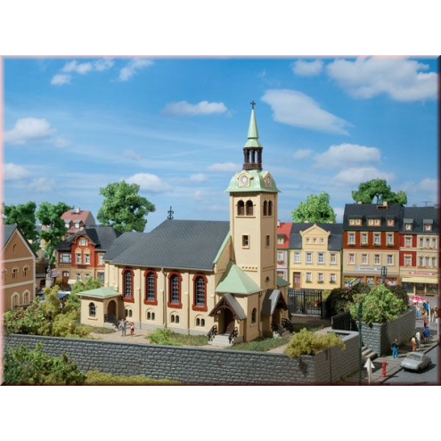 Auhagen H0 / TT 12229 Kirche Börnichen 1:100