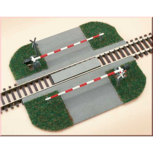 Auhagen H0 41582 Beschrankter Bahnübergang