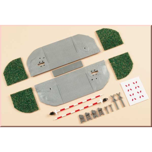 Auhagen H0 41604 Beschrankter Bahnübergang