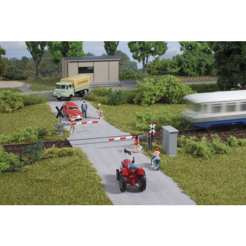 Auhagen H0 41625 Bahnübergang - Halbschranke