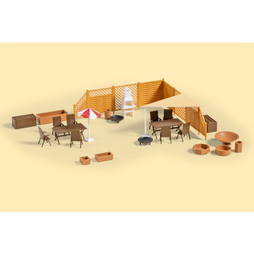 Auhagen H0 41650 Terrassenausstattung