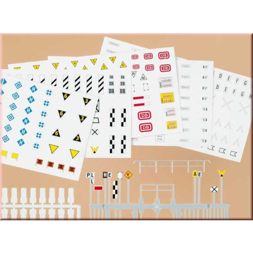 Auhagen H0 / TT 42602 380 Signaltafeln u. -schilder der DR