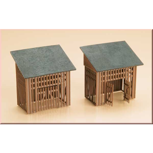 Auhagen H0 / TT 42636 Zwei Lattenschuppen