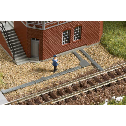 Auhagen N 44646 Abdeck- und Umlenkkästen für Drahtzüge