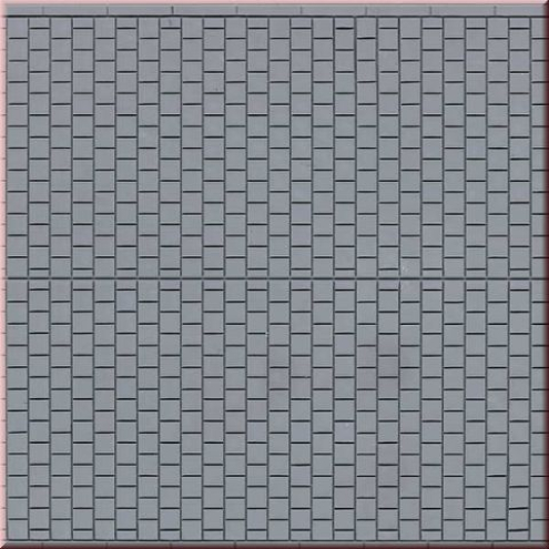 Auhagen H0 / TT 52423 Fußsteigplatte grau (1 Stück)