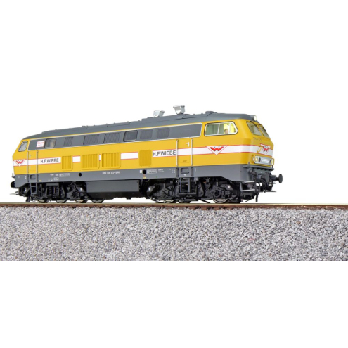 ESU H0 31003 Diesellok, BR 216, 216 012 Wiebe, gelb, Ep VI, Vorbildzustand um 2014, Sound+Rauch, DC/AC