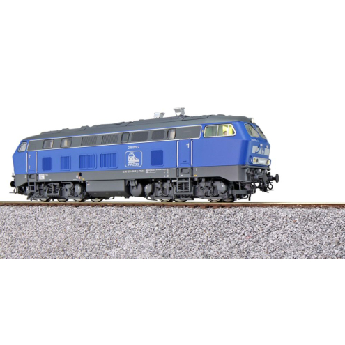 ESU H0 31009 Diesellok, BR 218, 218 055 Press, blau, Ep VI, Vorbildzustand um 2019, Sound+Rauch, DC/AC