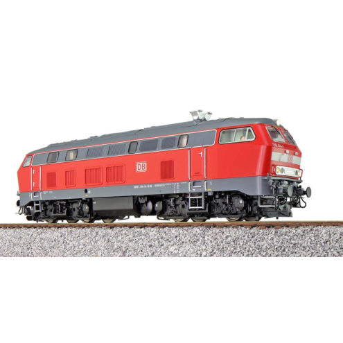 ESU H0 31017 Diesellok, BR 218, 218 414 DB, verkehrsrot, Ep VI, Vorbildzustand um 2017, Sound+Rauch, DC/AC