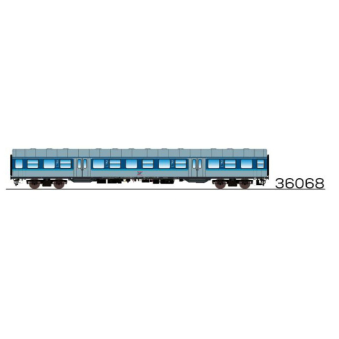 ESU H0 36068 n-Wagen, Bnrz 450.3, 80 22-35 706-7, 2. Kl, GfF Ep. VI, blau-weiß, DC