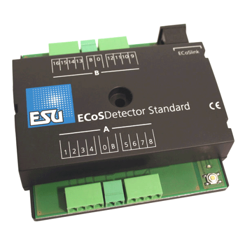 ESU 50096 ECoSDetector Standard Rückmeldemodul f. 3-Leiter 16 Di
