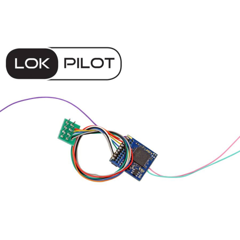 ESU 59220 LokPilot 5 Fx DCC, Funktionsdecoder 8-pin NEM652, H0, 0