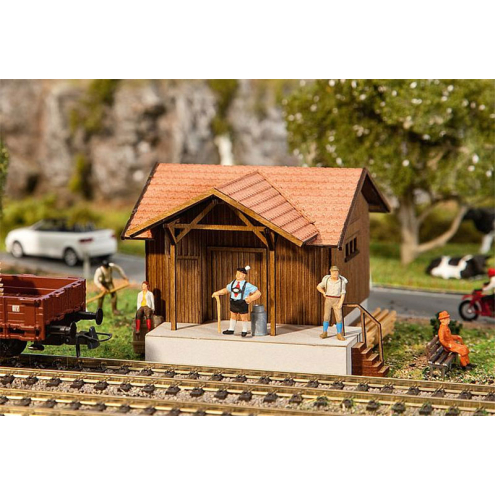 Faller H0 110087 Haltepunkt Hellengerst - Lasercut-Modell