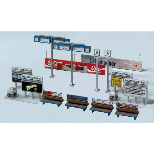 Faller H0 120186 Bahnsteigausschmückung