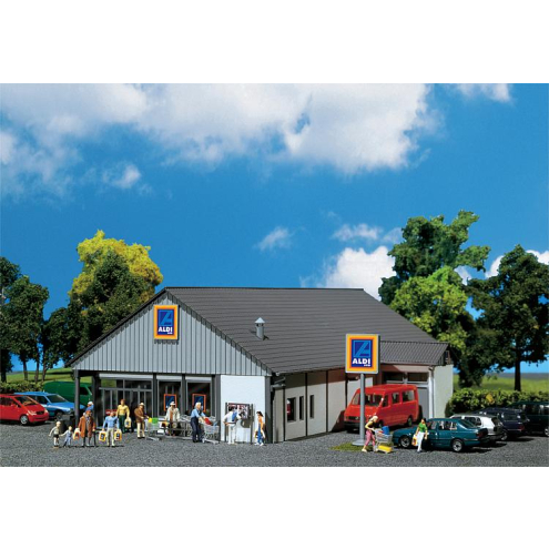Faller H0 130339 Aldi-Markt Süd / Nord